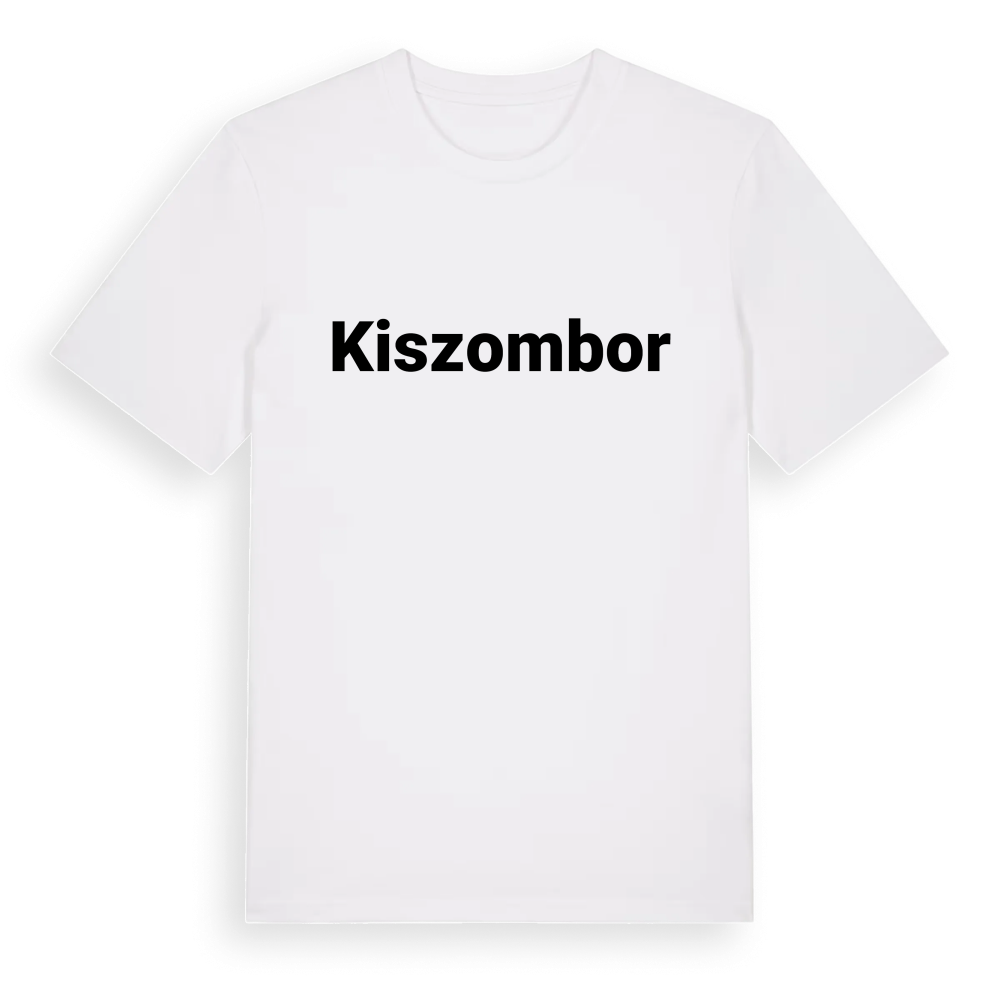 Kiszombor fetstil t-shirt – White, i miljö