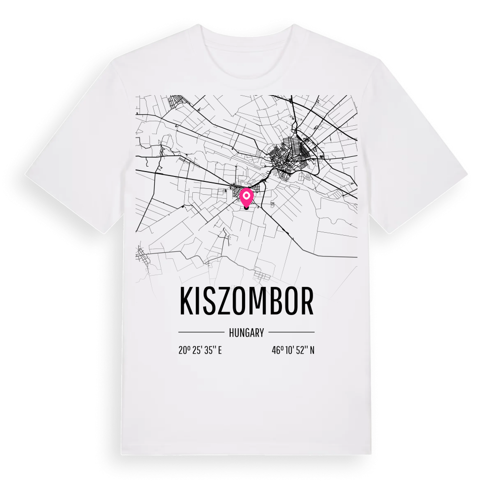 Kiszombor karta t-shirt – White, i miljö