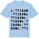 Blue Soul t-shirt med Kitterød ordlek t-shirt