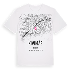 Kivimäe karta t-shirt – ekologisk bomull t-shirt från Pinshirt