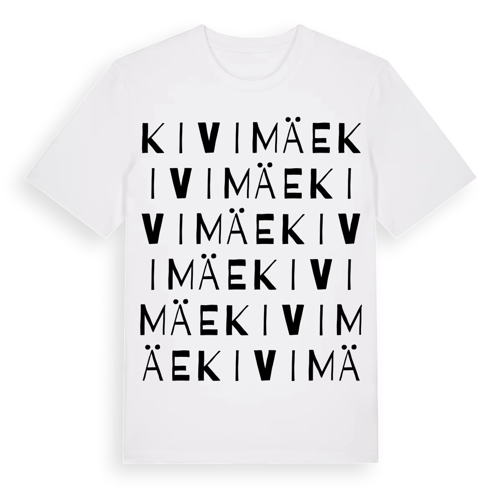 Kivimäe ordlek t-shirt – White, i miljö