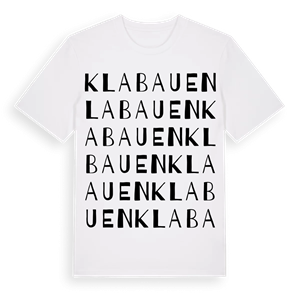 Klabauen ordlek t-shirt – ekologisk bomull t-shirt från Pinshirt