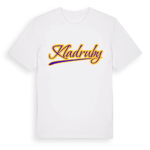 Kladruby baseball t-shirt – ekologisk bomull t-shirt från Pinshirt