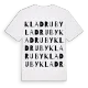 Kladruby ordlek t-shirt