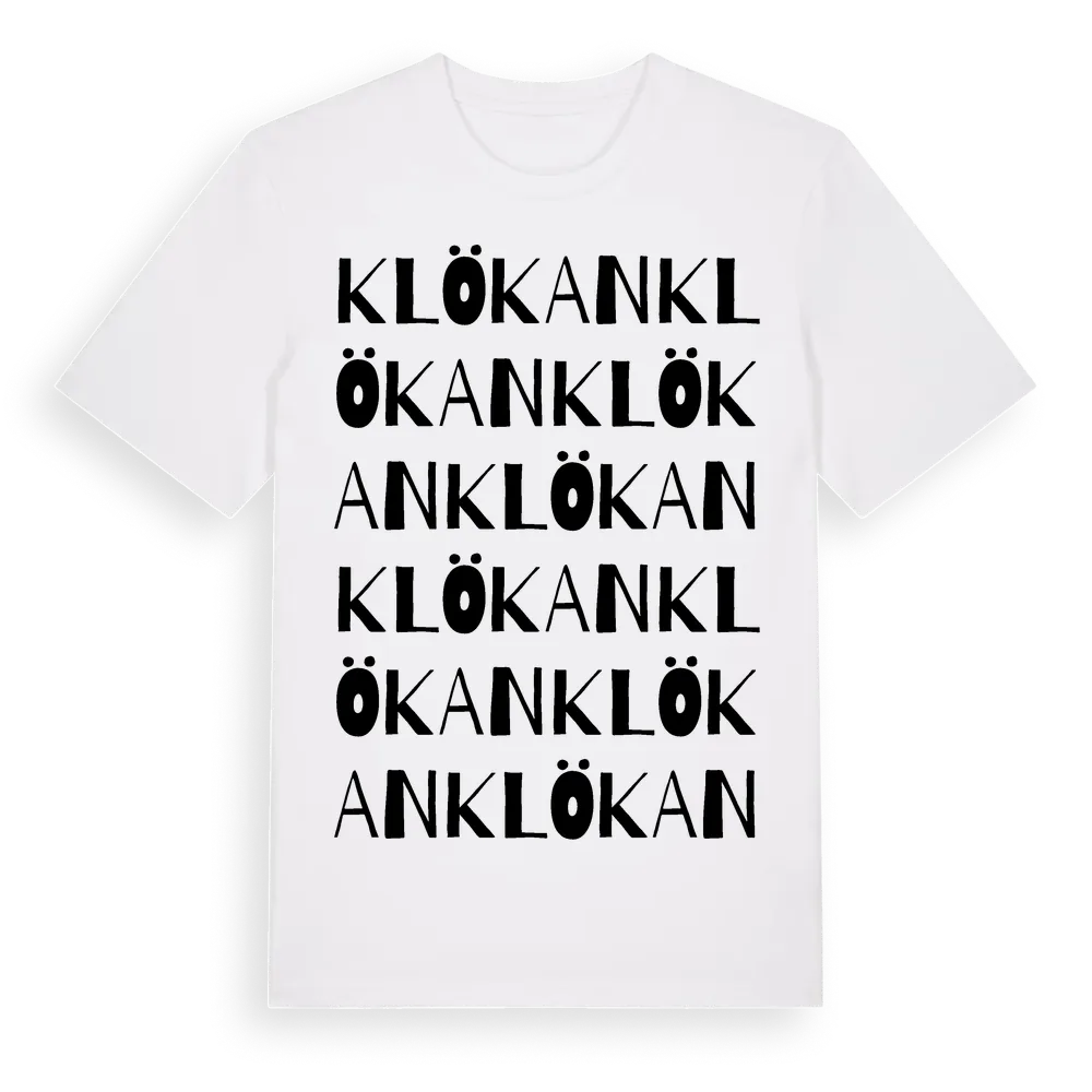 Klökan ordlek t-shirt i miljö