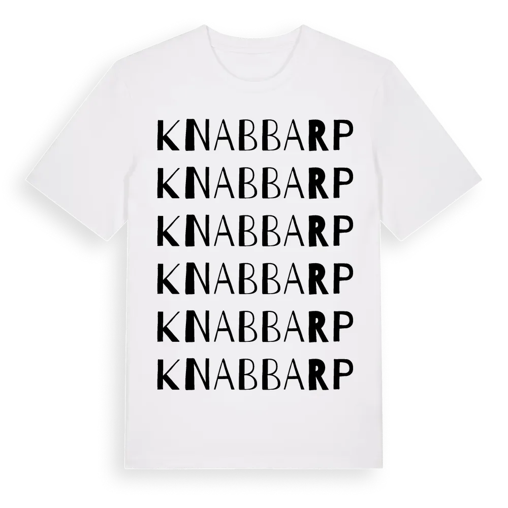 Knabbarp ordlek t-shirt i miljö