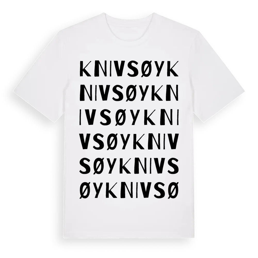 Knivsøy ordlek t-shirt i miljö
