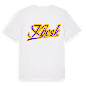 Köcsk baseball t-shirt – ekologisk bomull t-shirt från Pinshirt