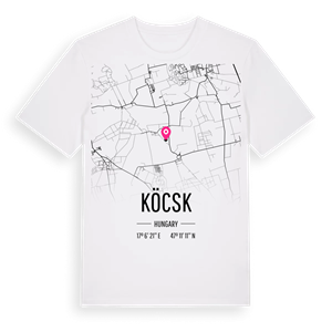 Köcsk karta t-shirt – ekologisk bomull t-shirt från Pinshirt