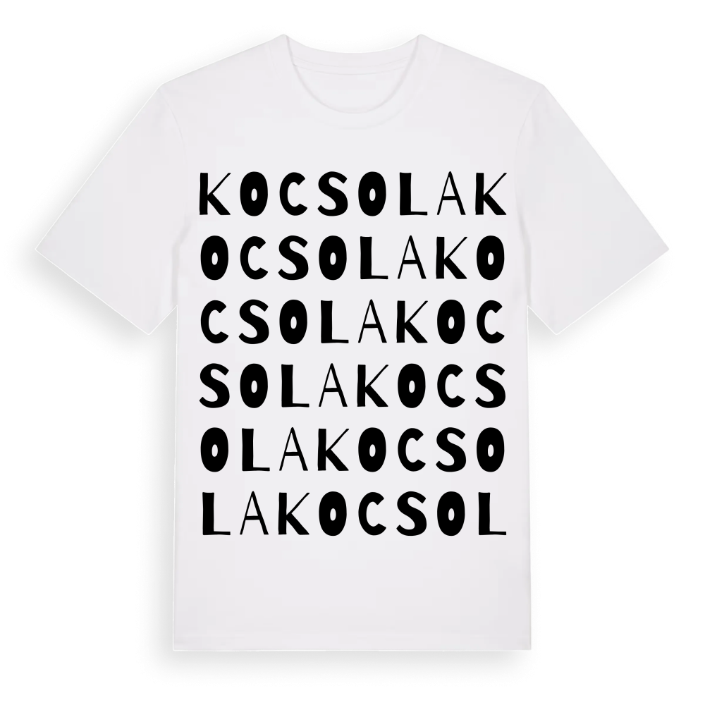 Kocsola ordlek t-shirt – White, i miljö