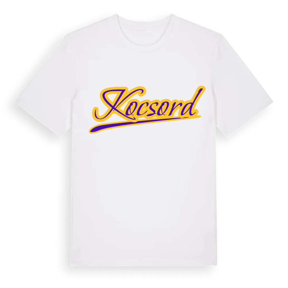 Kocsord baseball t-shirt – White, i miljö