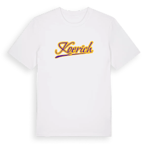 Koerich baseball t-shirt – ekologisk bomull t-shirt från Pinshirt