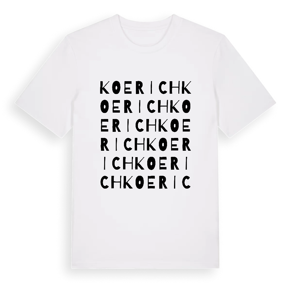 Koerich ordlek t-shirt – White, i miljö