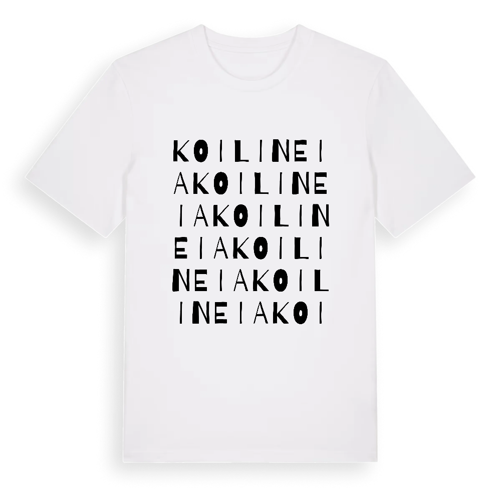 Koilineia ordlek t-shirt – White, i miljö