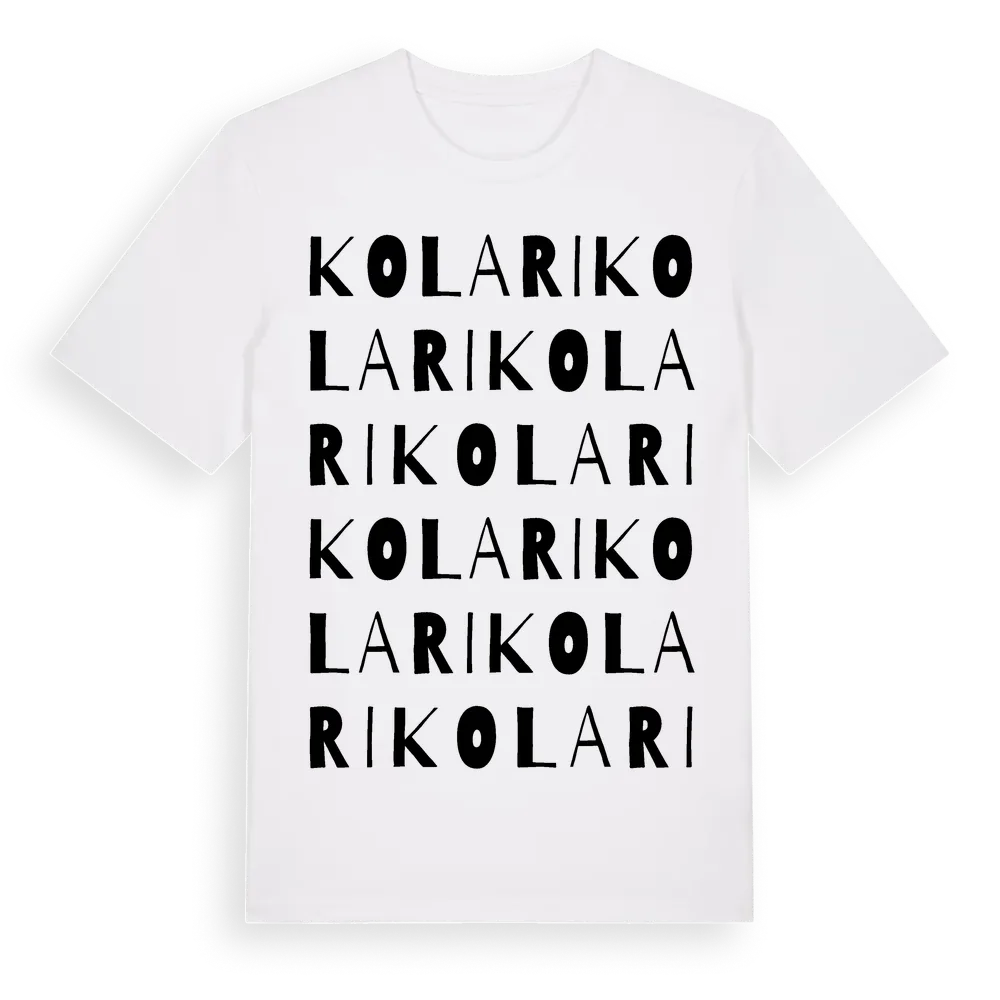 Kolari ordlek t-shirt i miljö