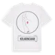 White t-shirt med Kolarinsaari t-shirt