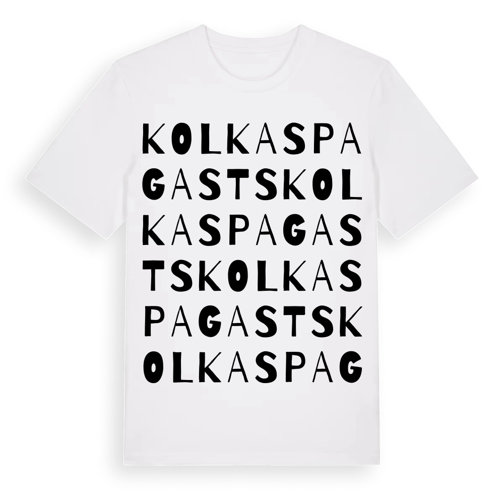 Kolkas pagasts ordlek t-shirt – White, i miljö