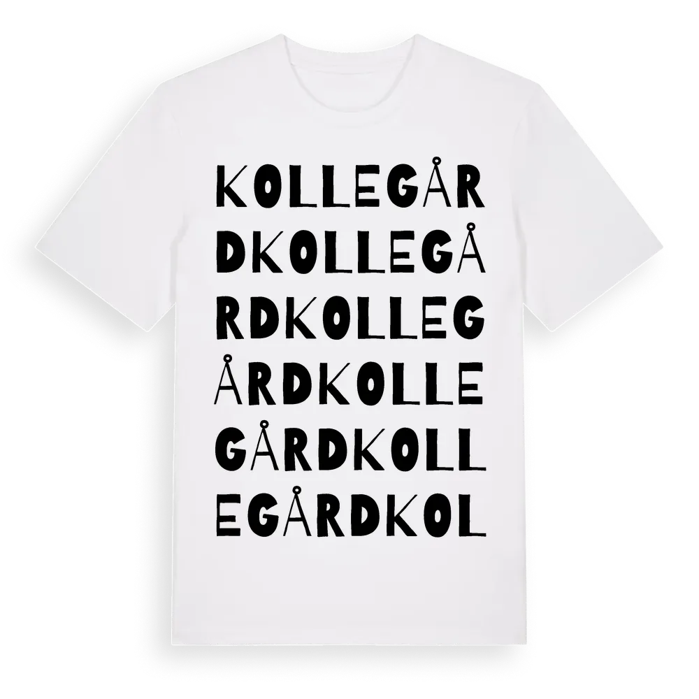 Kollegård ordlek t-shirt i miljö