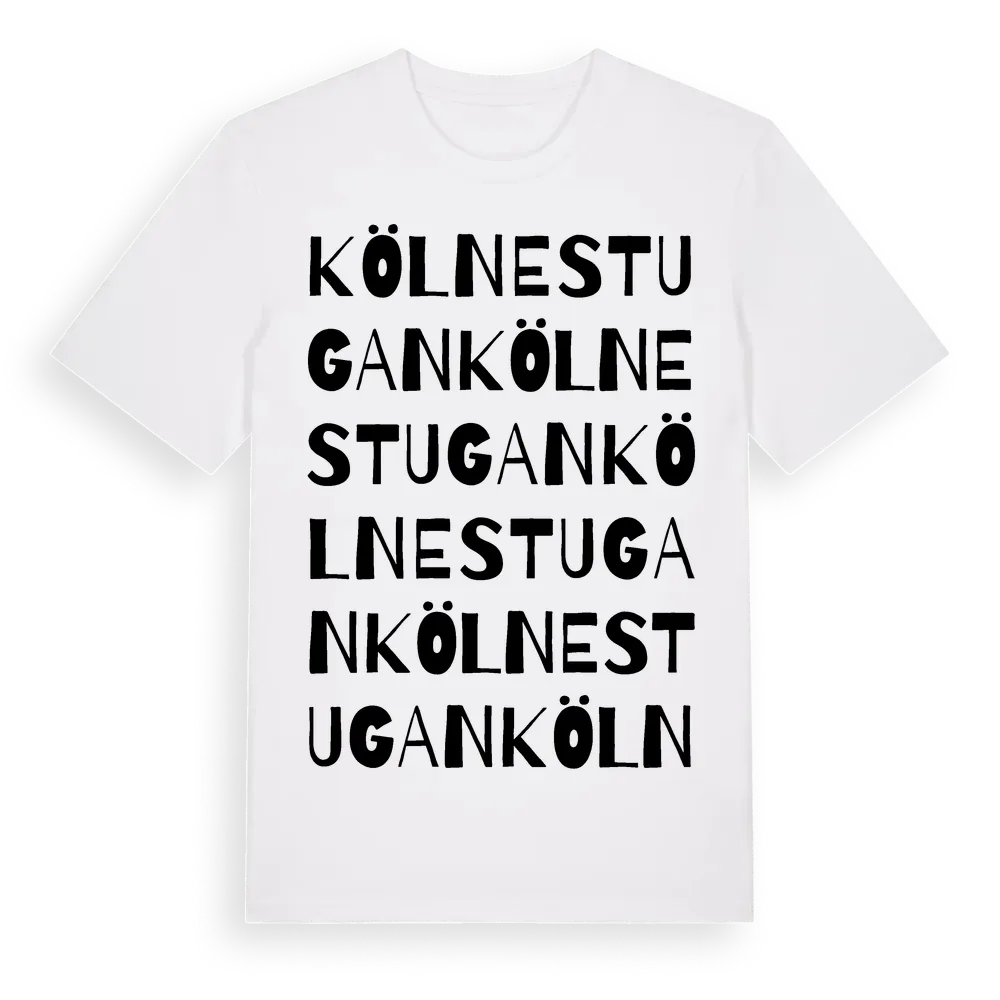 Kölnestugan ordlek t-shirt i miljö