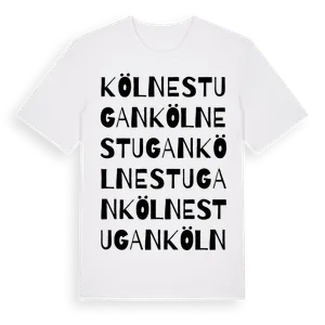 Kölnestugan ordlek t-shirt – ekologisk bomull t-shirt från Pinshirt
