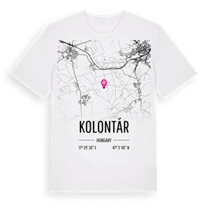 Kolontár karta t-shirt – ekologisk bomull t-shirt från Pinshirt