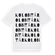Kolontár ordlek t-shirt