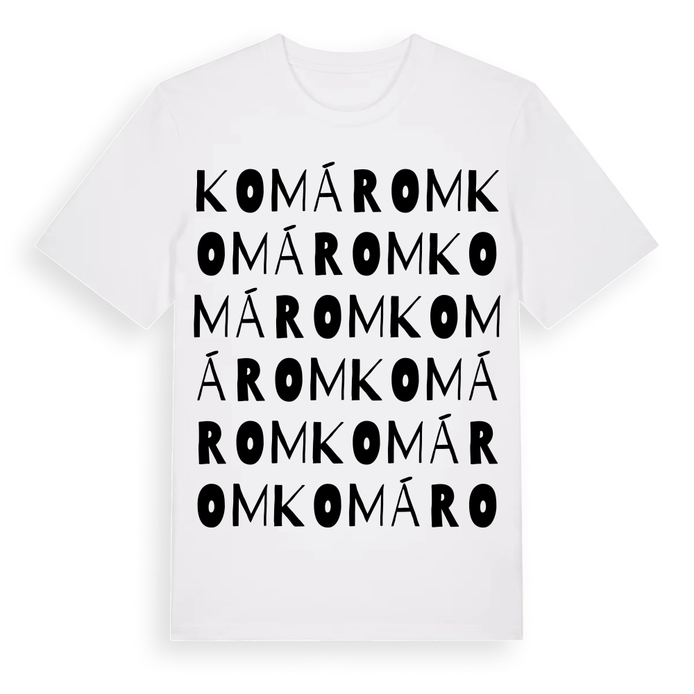 Komárom ordlek t-shirt – White, i miljö