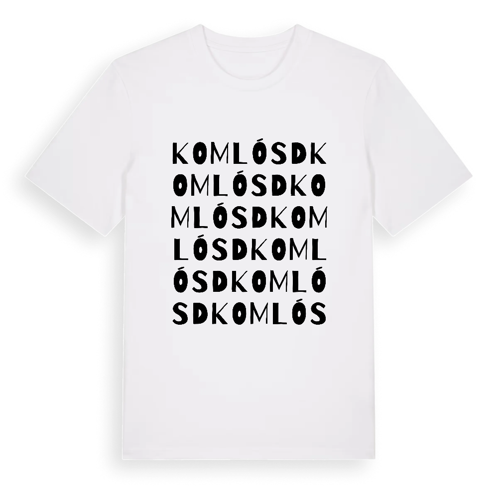 Komlósd ordlek t-shirt – White, i miljö