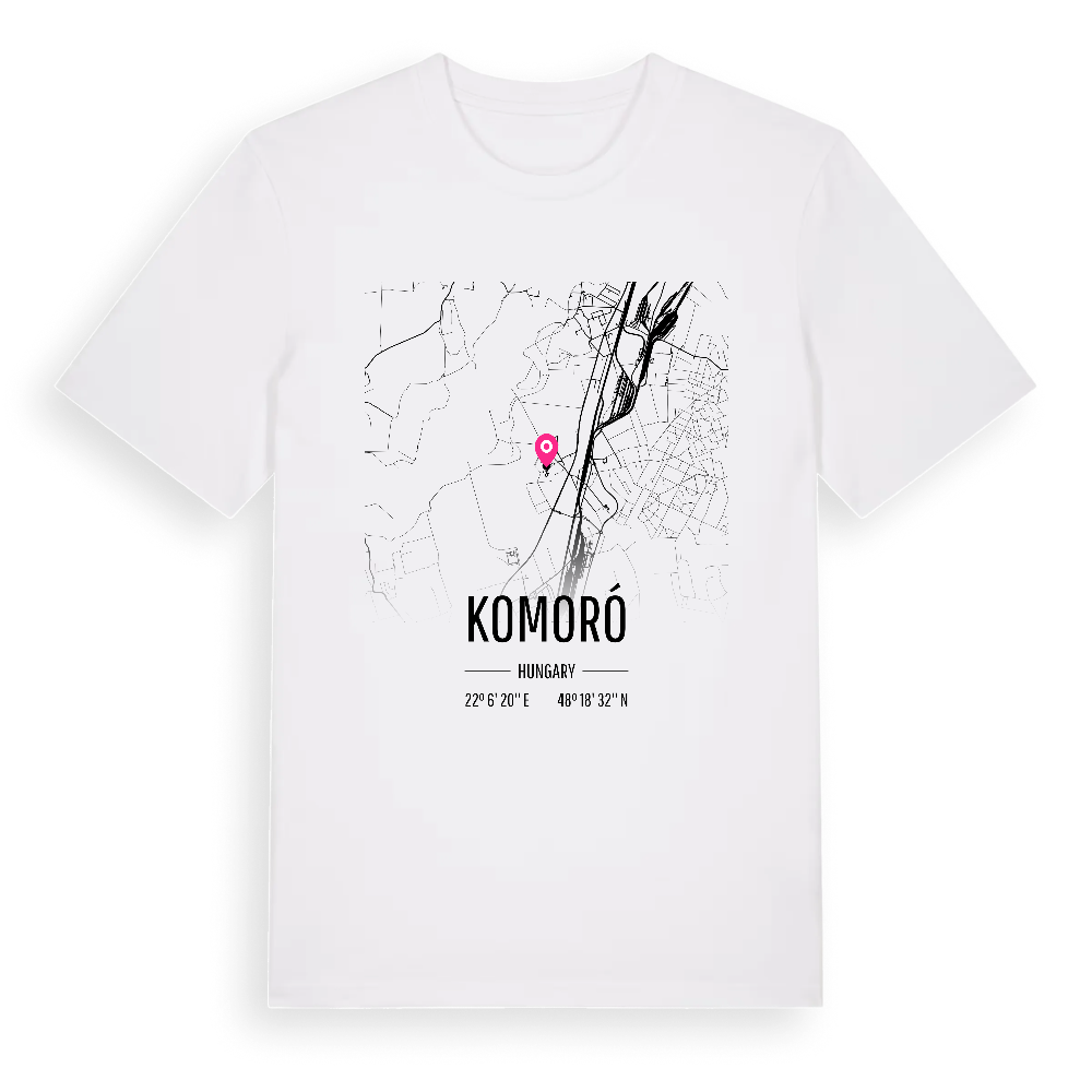 Komoró karta t-shirt – White, i miljö