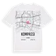 Kompassi karta t-shirt