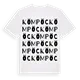 Kömpöc ordlek t-shirt