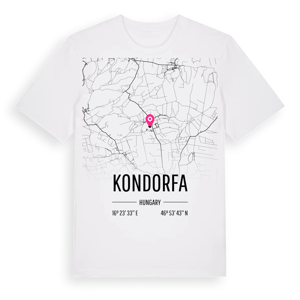 Kondorfa karta t-shirt – White, i miljö