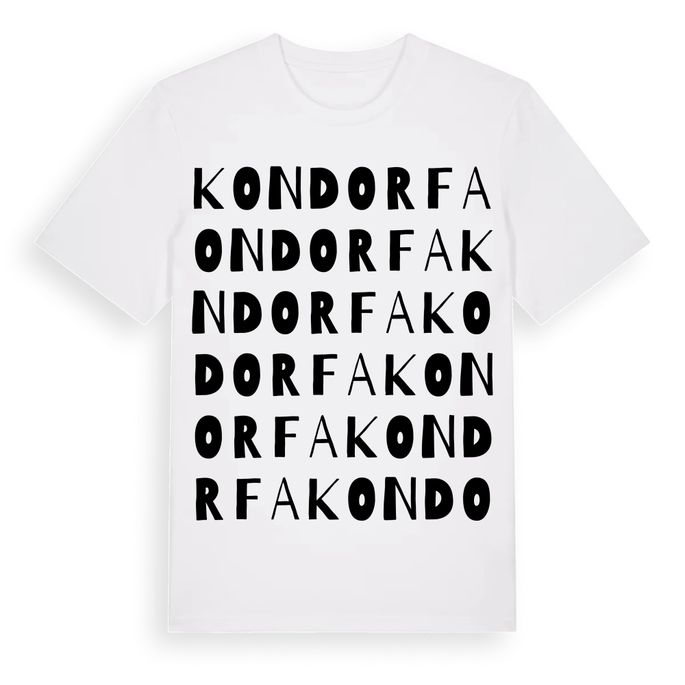 Kondorfa ordlek t-shirt – White, i miljö