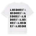 Kondorfa ordlek t-shirt