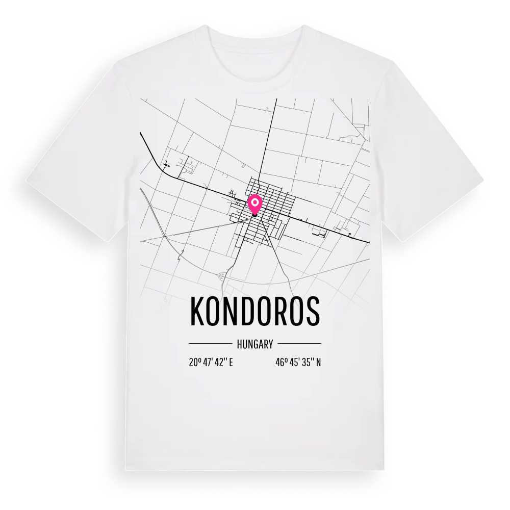 Kondoros karta t-shirt – White, i miljö
