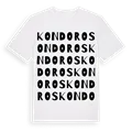 Kondoros ordlek t-shirt