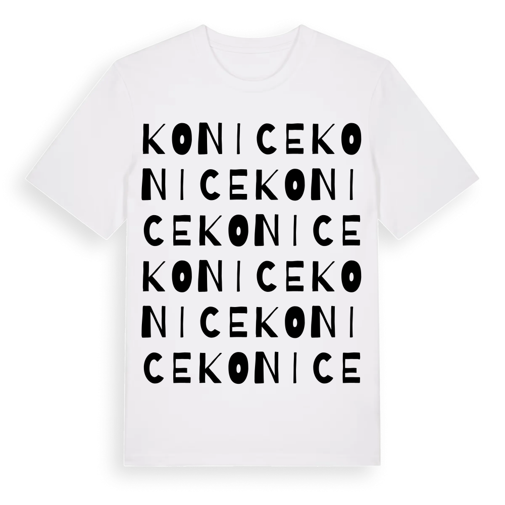 Konice ordlek t-shirt – White, i miljö