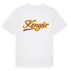 Konyár baseball t-shirt – ekologisk bomull t-shirt från Pinshirt