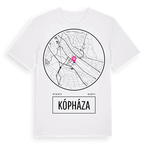 Kópháza t-shirt – ekologisk bomull t-shirt från Pinshirt