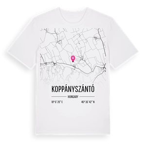 Koppányszántó karta t-shirt – ekologisk bomull t-shirt från Pinshirt