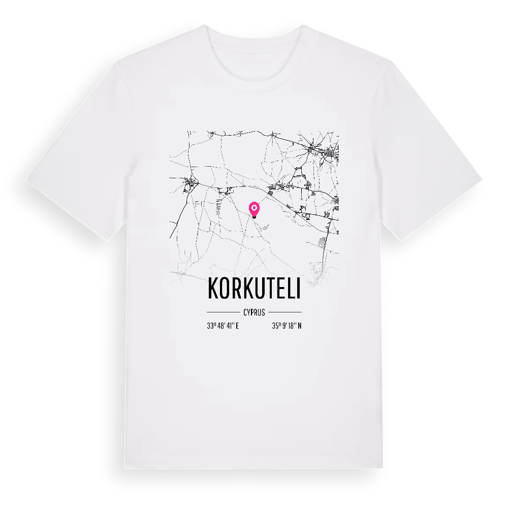 Korkuteli karta t-shirt – White, i miljö