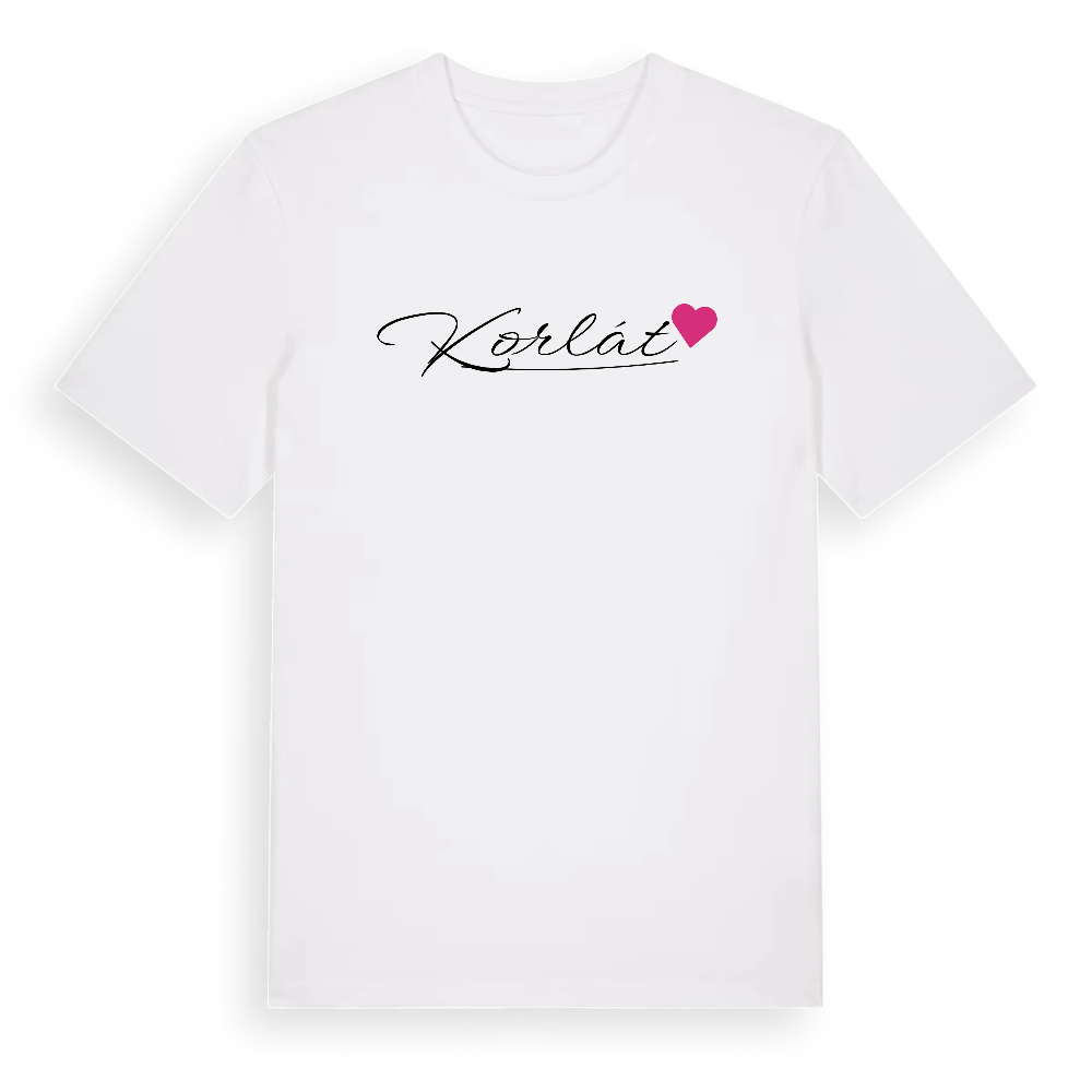 Korlát hjärta t-shirt – White, i miljö