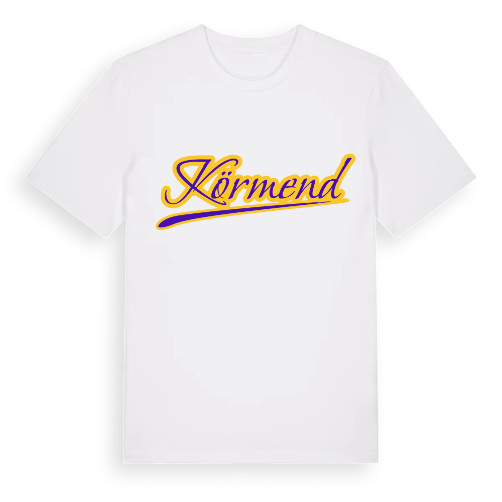 Körmend baseball t-shirt – White, i miljö