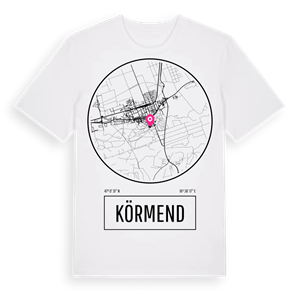 Körmend t-shirt – ekologisk bomull t-shirt från Pinshirt