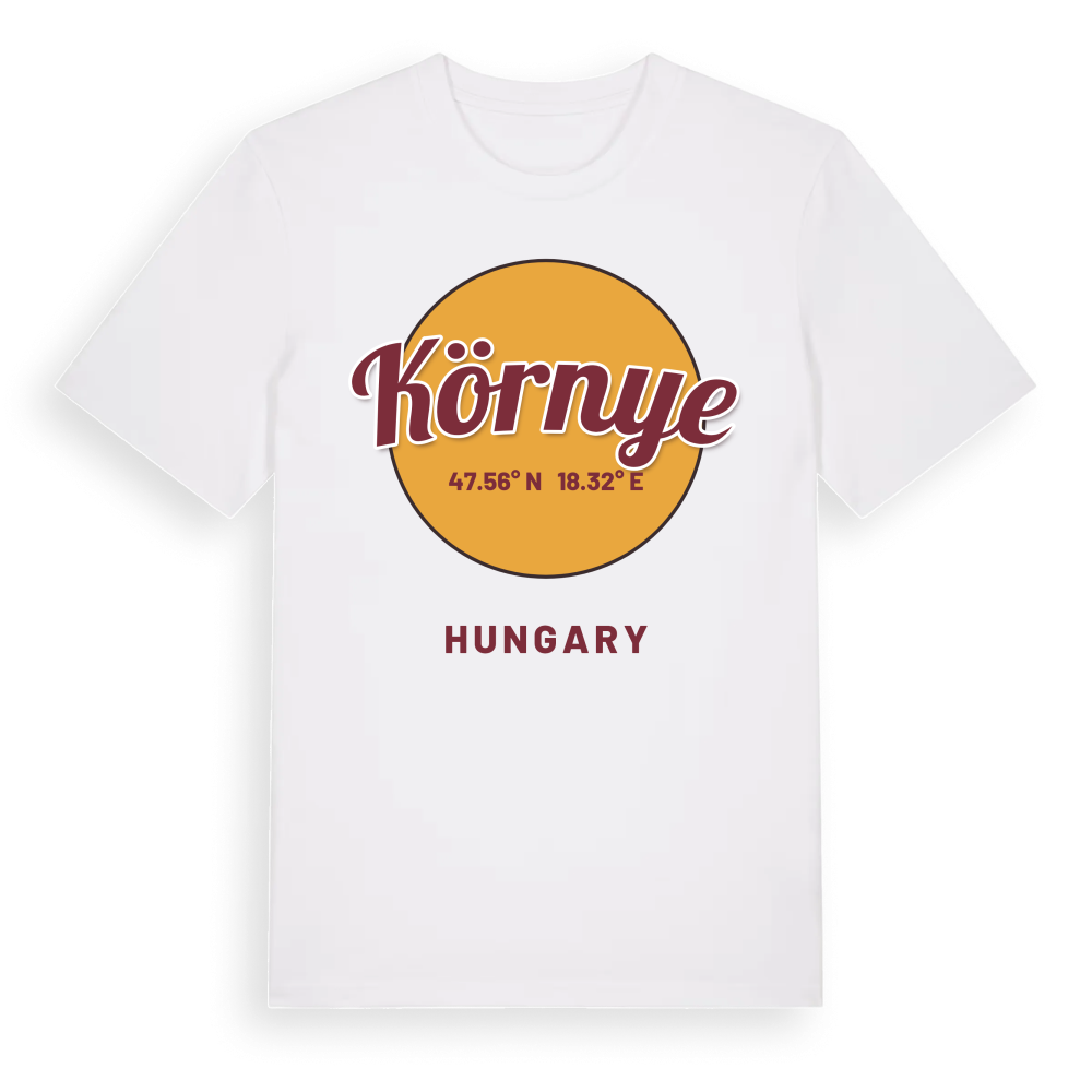 Környe cirkel t-shirt – White, i miljö