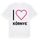 Jag älskar Környe t-shirt stort tryck