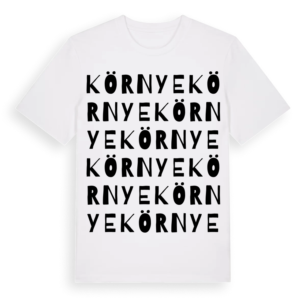 Környe ordlek t-shirt – White, i miljö