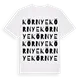 Környe ordlek t-shirt