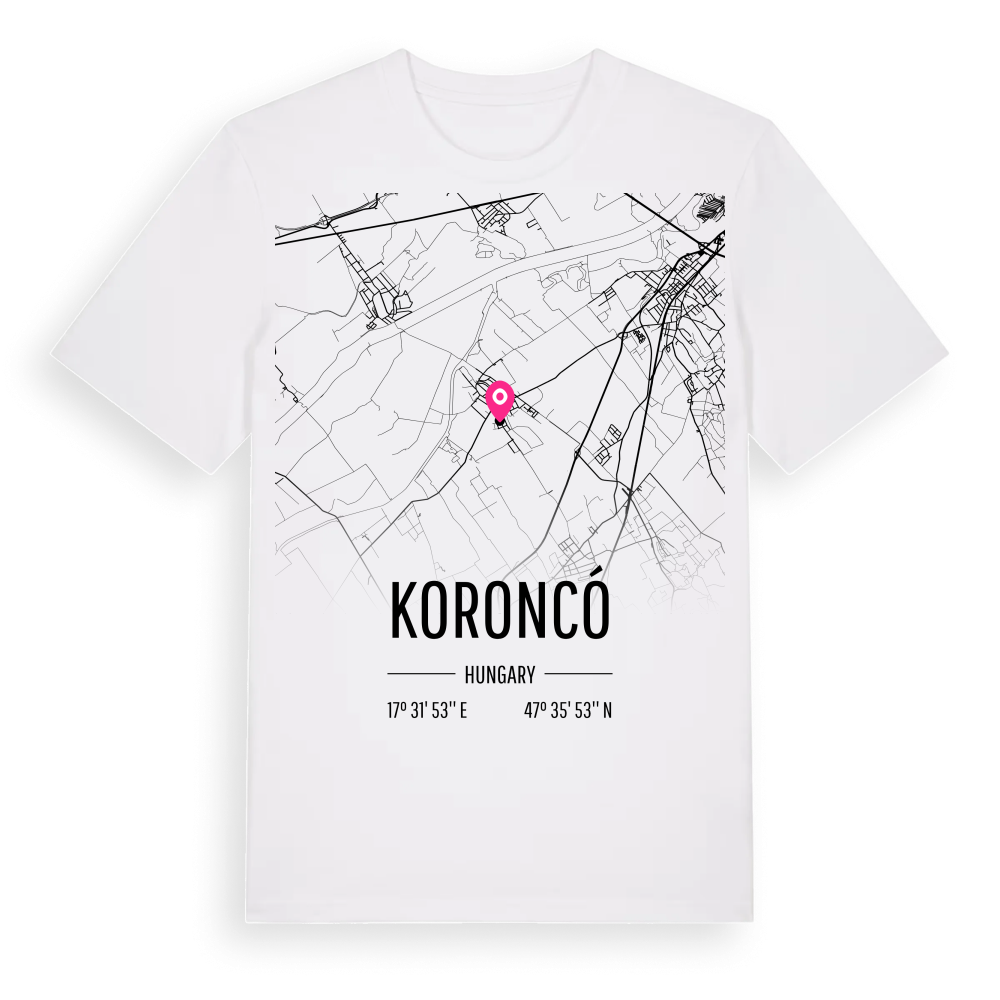 Koroncó karta t-shirt – White, i miljö