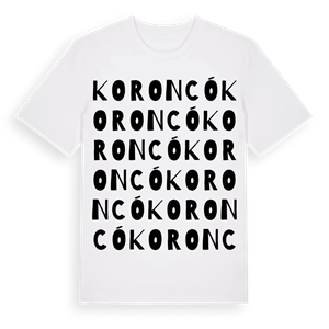 Koroncó ordlek t-shirt – ekologisk bomull t-shirt från Pinshirt